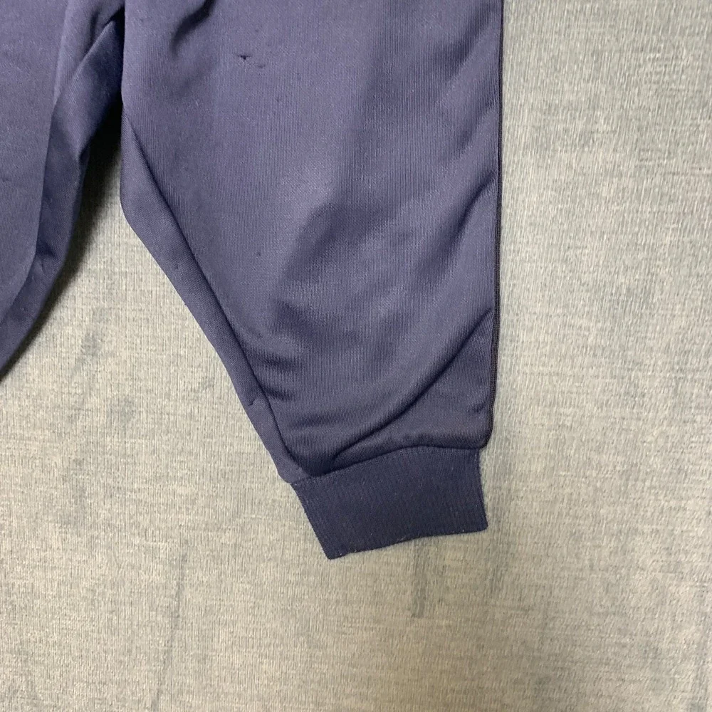 Nike Sweatpants Boys 2T Blue Fleece Lined Elastic Waist Swoosh Logo Tapered Leg